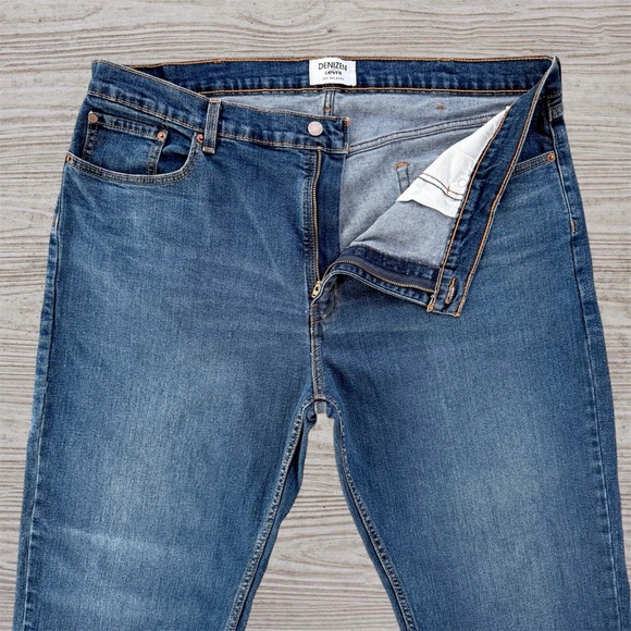Denizen for LEVI’S 285 Relaxed Fit Straight Leg Stretch Blue Jeans ~ Men’s 42/30 - Picture 3 of 9